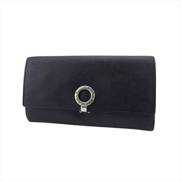 BVLGARI Wallet Bulgari Bulgari x Leather Authentic USED - Picture 2 of 11